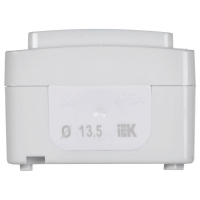 Выключатель кнопочный 1-кл. ОП Гермес Plus 10А IP54 ВСк20-1-0-ГПБ цвет клавиши: бел. бел. IEK EVMP13-K01-10-54-EC ТехноИмпульс