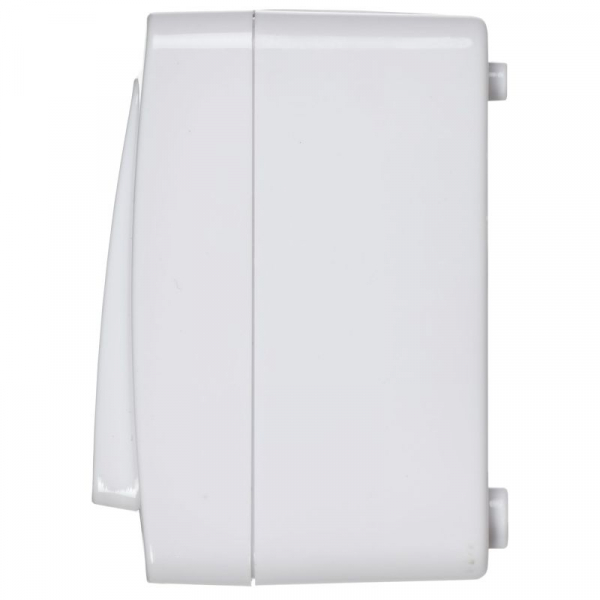 Выключатель 1-кл. ОП Гермес Plus 10А IP54 ВС20-1-1-ГПБ с индикацией цвет клавиши: бел. бел. IEK EVMP11-K01-10-54-EC ТехноИмпульс