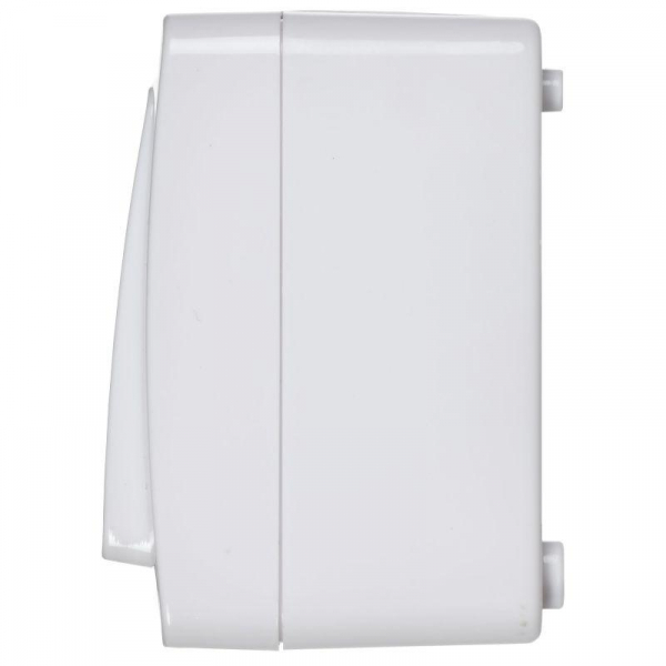 Выключатель 1-кл. ОП Гермес Plus 10А IP54 ВС20-1-1-ГПБ с индикацией цвет клавиши: бел. бел. IEK EVMP11-K01-10-54-EC ТехноИмпульс