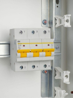 Выключатель автоматический модульный 3п C 125А 15кА ВА47-150 KARAT IEK MVA50-3-125-C ТехноИмпульс