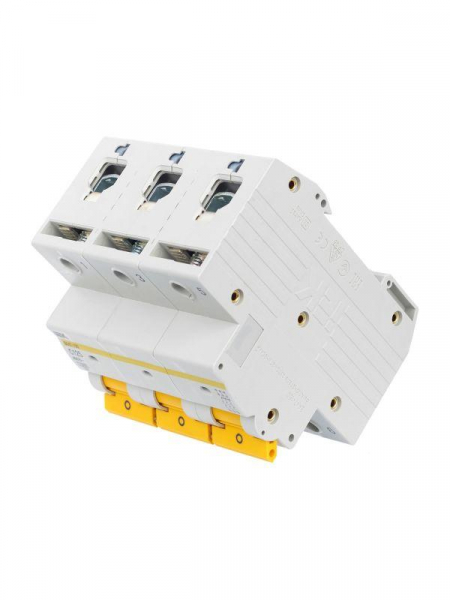 Выключатель автоматический модульный 3п C 125А 15кА ВА47-150 KARAT IEK MVA50-3-125-C ТехноИмпульс