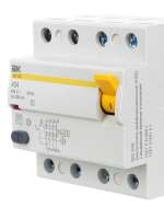 Выключатель дифференциального тока (УЗО) 4п 40А 300мА тип ACS ВД1-63S KARAT IEK MDV12-4-040-300 ТехноИмпульс
