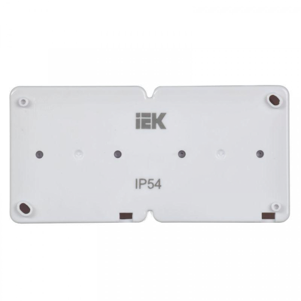 Розетка 2-м ОП Гермес Plus РСб22-3-ГПБд 16А IP54 с заземл. с дым. крышкой бел. IEK ERMP22-K03-16-54-EC ТехноИмпульс