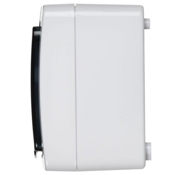 Розетка 2-м ОП Гермес Plus РСб22-3-ГПБд 16А IP54 с заземл. с дым. крышкой бел. IEK ERMP22-K03-16-54-EC ТехноИмпульс