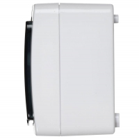 Розетка 2-м ОП Гермес Plus РСб22-3-ГПБд 16А IP54 с заземл. с дым. крышкой бел. IEK ERMP22-K03-16-54-EC ТехноИмпульс