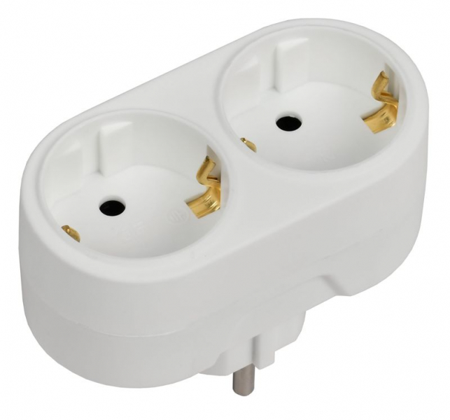 Разветвитель 2-м 16А IP20 Т-01/02 кругл. IEK WTP10-16-02 ТехноИмпульс