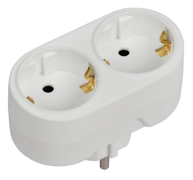 Разветвитель 2-м 16А IP20 Т-01/02 кругл. IEK WTP10-16-02 ТехноИмпульс