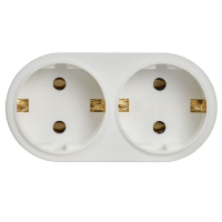 Разветвитель 2-м 16А IP20 Т-01/02 кругл. IEK WTP10-16-02 ТехноИмпульс