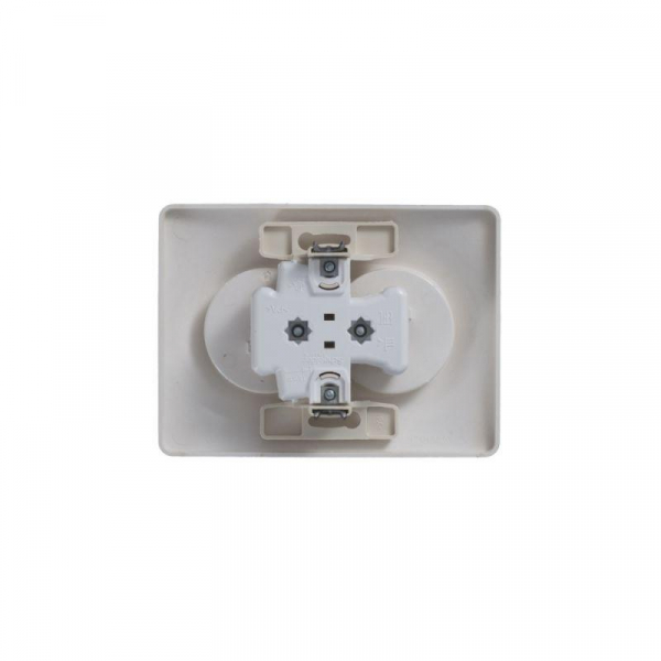 Розетка 2-м СП Glossa 16А IP20 без заземл. в сборе титан SE GSL000420 ТехноИмпульс