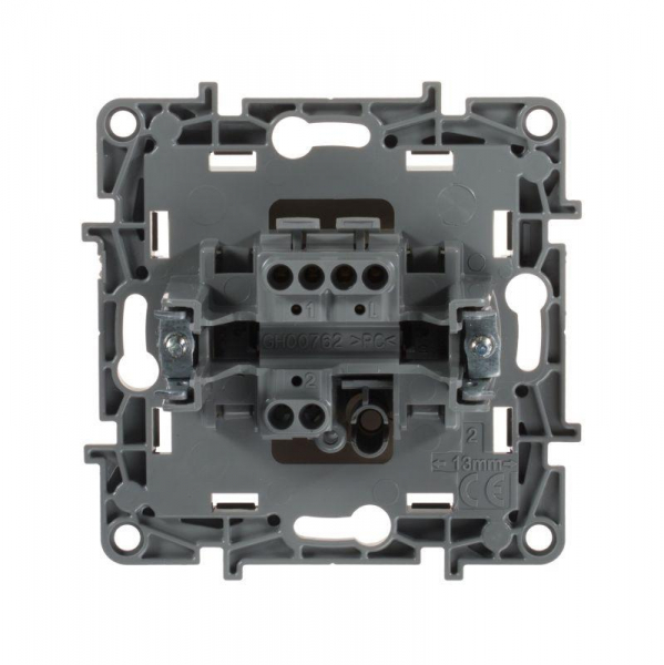 Выключатель 1-кл. СП Etika 10А IP20 250В 10AX безвинтов. зажимы механизм сл. кость IEK 672301 ТехноИмпульс