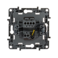 Выключатель 1-кл. СП Etika 10А IP20 250В 10AX с подсветкой/индикацией безвинтов. зажимы механизм бел. IEK 672203 ТехноИмпульс