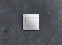 Выключатель 1-кл. СП Etika 10А IP20 250В 10AX с подсветкой/индикацией безвинтов. зажимы механизм бел. IEK 672203 ТехноИмпульс