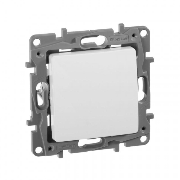 Переключатель 1-кл. СП Etika 10А IP20 250В 10AX безвинтов. зажимы механизм бел. IEK 672205 ТехноИмпульс