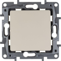 Переключатель 1-кл. СП Etika 10А IP20 250В 10AX безвинтов. зажимы механизм сл. кость IEK 672305 ТехноИмпульс