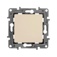 Переключатель 1-кл. СП Etika 10А IP20 250В 10AX безвинтов. зажимы механизм сл. кость IEK 672305 ТехноИмпульс