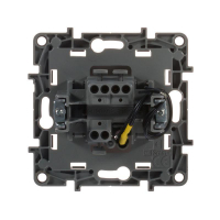 Переключатель 1-кл. СП Etika Plus 10А IP20 250В 10AX с подсветкой безвинтов. зажимы механизм бел. IEK 672215 ТехноИмпульс