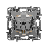 Розетка 1-м СП Etika 16А IP31 250В 2P+E с заземл. защ. шторки немецк. стандарт винтов. клеммы механизм бел. IEK 672222 ТехноИмпульс