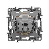 Розетка 1-м СП Etika 16А IP31 250В 2P+E с заземл. защ. шторки немецк. стандарт винтов. клеммы механизм сл. кость IEK 672322 ТехноИмпульс