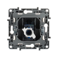 Розетка компьютерная 1-м СП Etika RJ45 кат.5E UTP механизм сл. кость IEK 672341 ТехноИмпульс