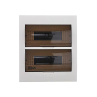 Корпус встраиваемый ЩРВ-П-24 35х30х10 24мод. IP41 пластик. DEKraft 31006DEK ТехноИмпульс