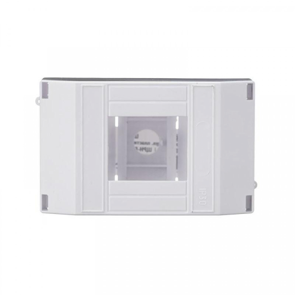 Корпус навесной ЩРН-П-2/4 12.5х7.8х5.8 2-4мод. IP30 пластик. бел. DEKraft 31031DEK ТехноИмпульс