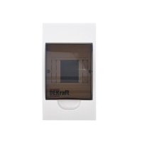 Корпус навесной ЩРН-П-4 20х11х9 4мод.IP41 пластик. DEKraft 31008DEK ТехноИмпульс