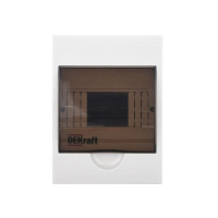 Корпус навесной ЩРН-П-6 20х15х10 6мод. IP41 пластик. DEKraft 31009DEK ТехноИмпульс