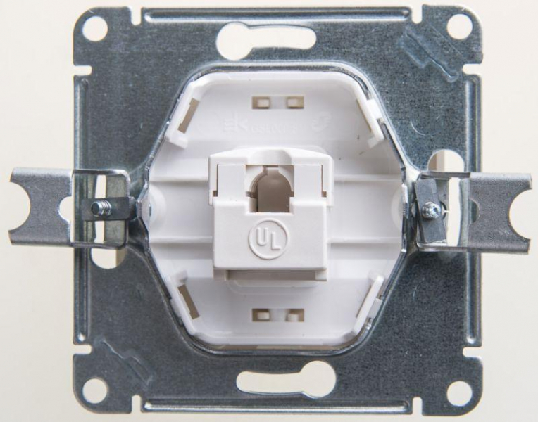 Розетка компьютерная 1-м Glossa RJ45 кат.5E механизм перламутр. SE GSL000681K ТехноИмпульс