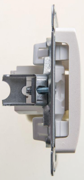 Розетка компьютерная 1-м Glossa RJ45 кат.5E механизм перламутр. SE GSL000681K ТехноИмпульс