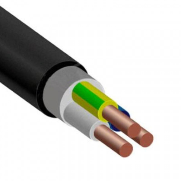 Кабель ВВГнг(А)-LS 3х2.5 ОК (N PE) 0.66кВ (м) ПромЭл 11853830 ТехноИмпульс
