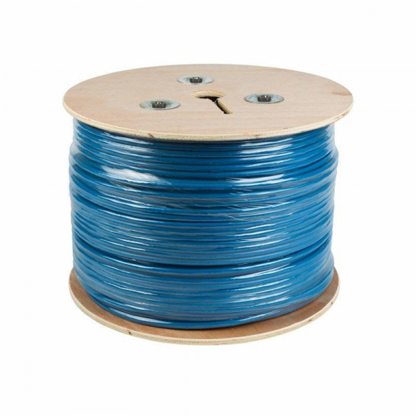 Кабель витая пара F/UTP 4х2х23AWG кат.6 solid CU PVC син. (м) Rexant 01-0147 ТехноИмпульс