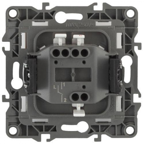 Выключатель 1-кл. СП Эра12 12-1101-01 10А IP20 250В 10AX механизм бел. Эра Б0014621 ТехноИмпульс