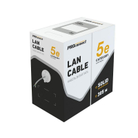 Кабель витая пара U/UTP кат.5E 2х2х24AWG solid CCA PVC сер. (м) PROCONNECT 01-0022-3 ТехноИмпульс