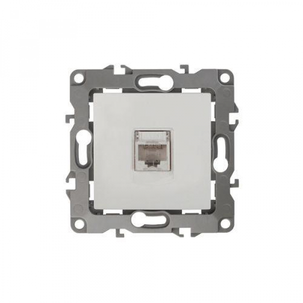 Розетка компьютерная Эра12 12-3107-01 RJ45 бел. Эра Б0014723 ТехноИмпульс