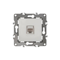 Розетка компьютерная Эра12 12-3107-01 RJ45 бел. Эра Б0014723 ТехноИмпульс
