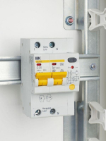 Выключатель автоматический дифференциального тока 2п C 25А 30мА тип A 4.5кА АД-12М KARAT IEK MAD12-2-025-C-030 ТехноИмпульс