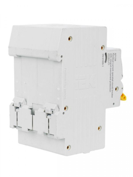 Выключатель автоматический дифференциального тока 2п C 25А 30мА тип A 4.5кА АД-12М KARAT IEK MAD12-2-025-C-030 ТехноИмпульс