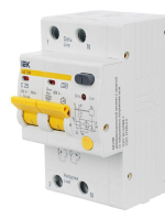 Выключатель автоматический дифференциального тока 2п C 25А 30мА тип A 4.5кА АД-12М KARAT IEK MAD12-2-025-C-030 ТехноИмпульс