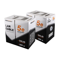 Кабель витая пара F/UTP кат.5e 4х2х24AWG solid CCA PVC INDOOR омедненный сер. (м) PROCONNECT 01-0142-3 ТехноИмпульс