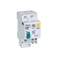 Выключатель автоматический дифференциального тока 2п (1P+N) C 16А 30мА тип AC ДИФ-101 со встроен. защит. от сверхтоков DEKraft 15157DEK ТехноИмпульс