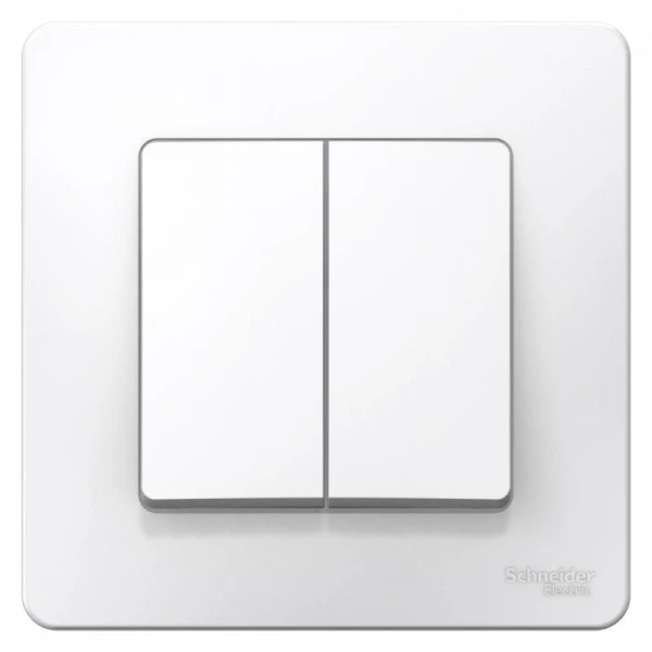 Выключатель 2-кл. СП Blanca 6А IP20 (сх. 5) 250В бел. SE BLNVS006501 ТехноИмпульс