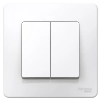 Выключатель 2-кл. СП Blanca 6А IP20 (сх. 5) 250В бел. SE BLNVS006501 ТехноИмпульс