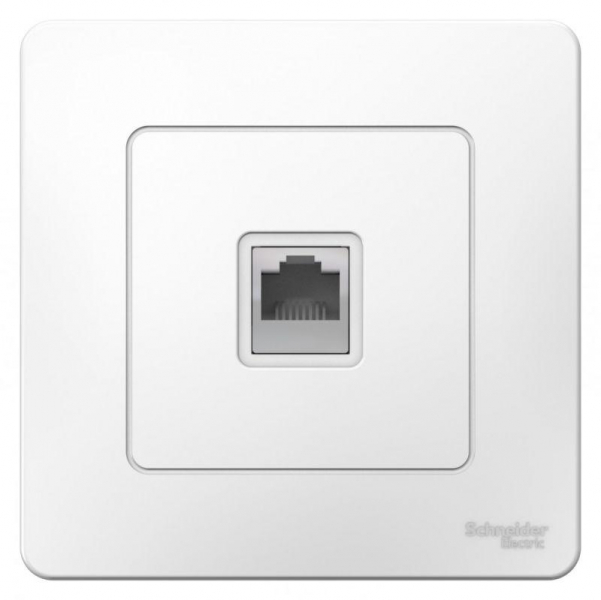 Розетка телефонная 1-м СП Blanca RJ11 бел. SE BLNIS011001 ТехноИмпульс