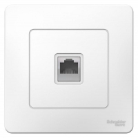 Розетка телефонная 1-м СП Blanca RJ11 бел. SE BLNIS011001 ТехноИмпульс