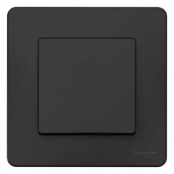 Выключатель 1-кл. СП Blanca 10А IP20 (сх. 1) 250В антрацит SE BLNVS010106 ТехноИмпульс