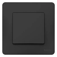 Выключатель 1-кл. СП Blanca 10А IP20 (сх. 1) 250В антрацит SE BLNVS010106 ТехноИмпульс