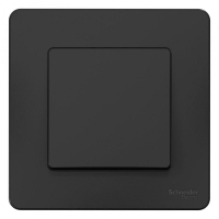 Выключатель 1-кл. СП Blanca 10А IP20 (сх. 1) 250В антрацит SE BLNVS010106 ТехноИмпульс