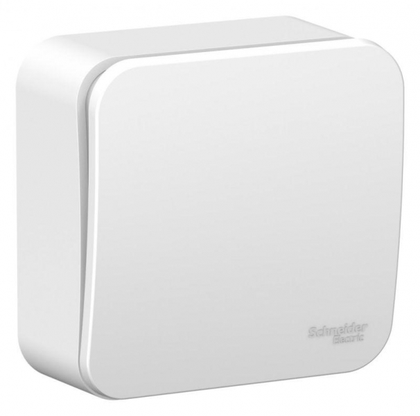 Выключатель 1-кл. ОП Blanca 6А IP20 (сх. 1) 250В с изолир. пластиной бел. SE BLNVA061011 ТехноИмпульс