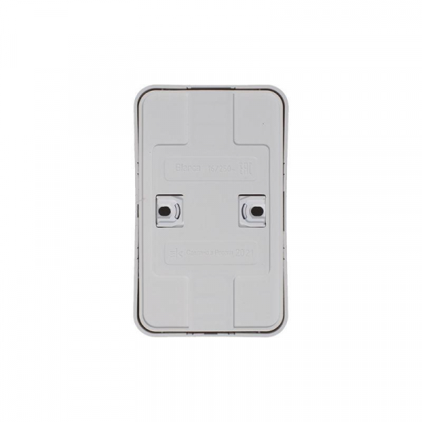 Розетка 2-м ОП Blanca 16А IP20 250В без заземл. без защ. шторок с изолир. пластиной бел. SE BLNRA000211 ТехноИмпульс