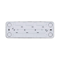 Розетка 4-м ОП Blanca 16А IP20 250В без заземл. без защ. шторок с изолир. пластиной бел. SE BLNRA000411 ТехноИмпульс